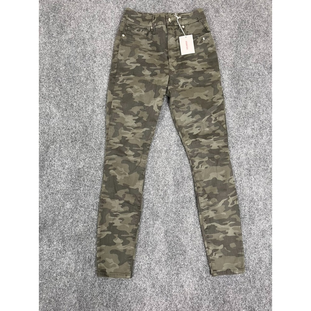 Good American Camouflage Print Good waist Skinny Pants Size 6/28 NWT - Picture 1 of 9